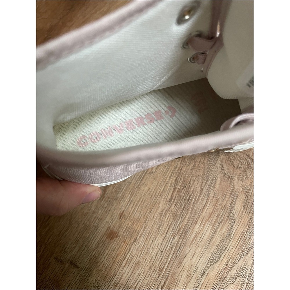 Converse Chuck Taylor All Star Lift High Top Pink Gold Platform Sneakers A10431C - Picture 7 of 13
